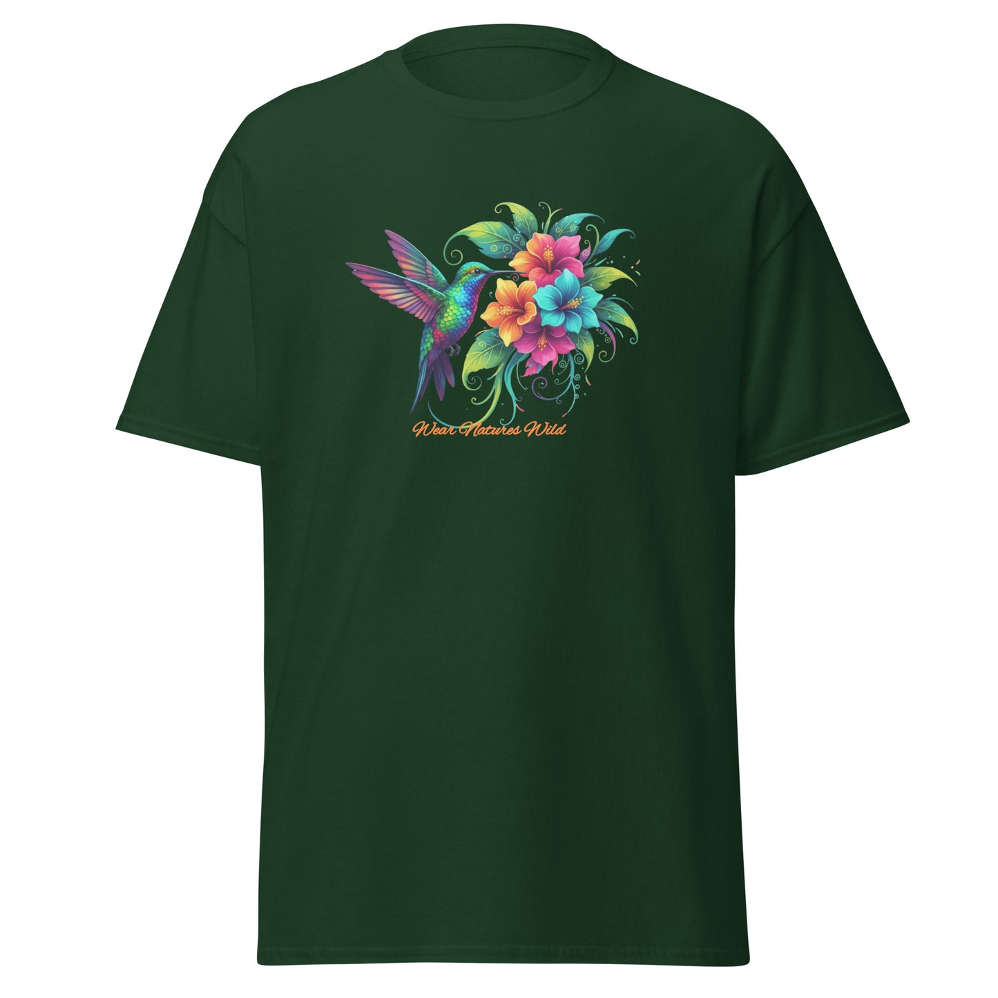 Hummingbird Nature Tee | Premium Wildlife Art Shirt | Wear Nature's Wild