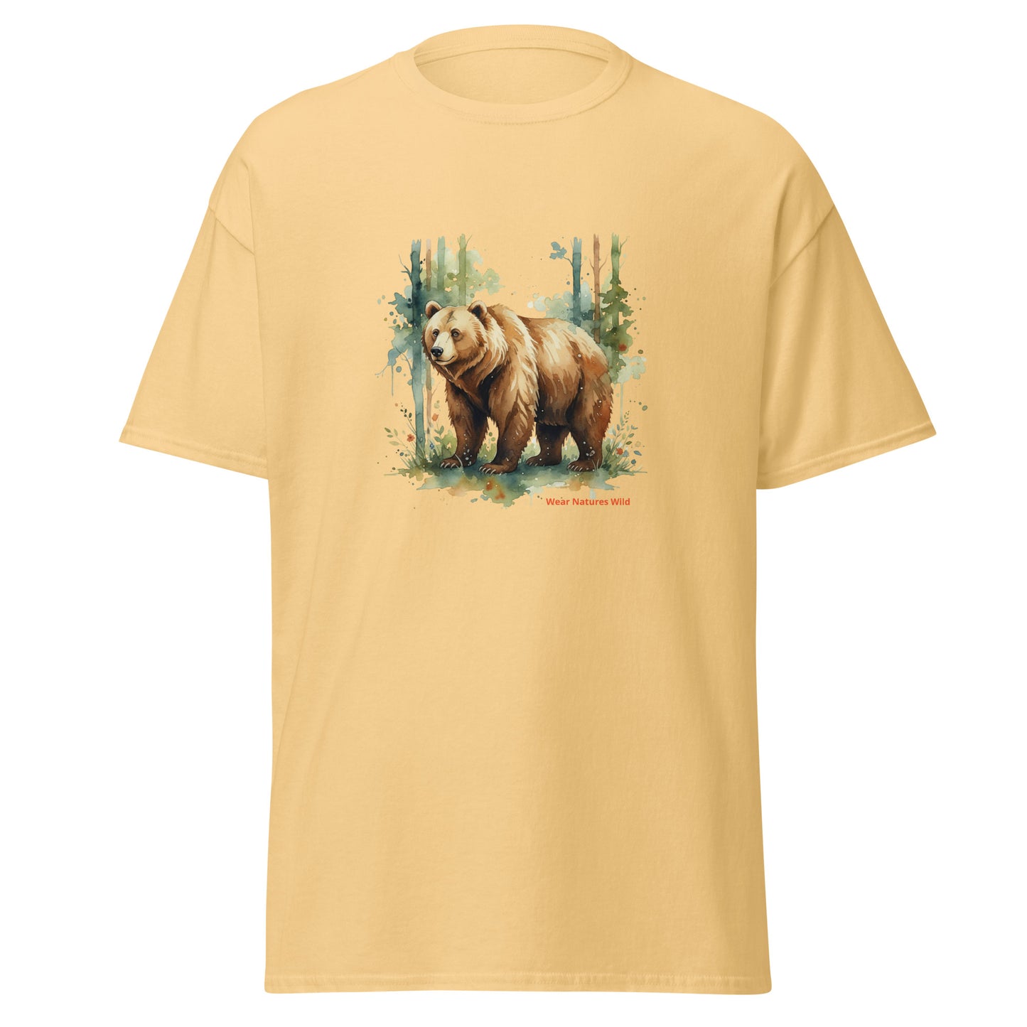 Wilderness Bear T-Shirt | Premium Outdoor Wildlife Art Shirt | Wear Nature's Wild