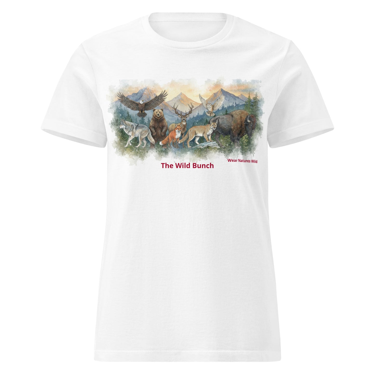 The Wild Bunch T-Shirt | Wildlife Art Nature Unisex Tee | Wear Nature's Wild