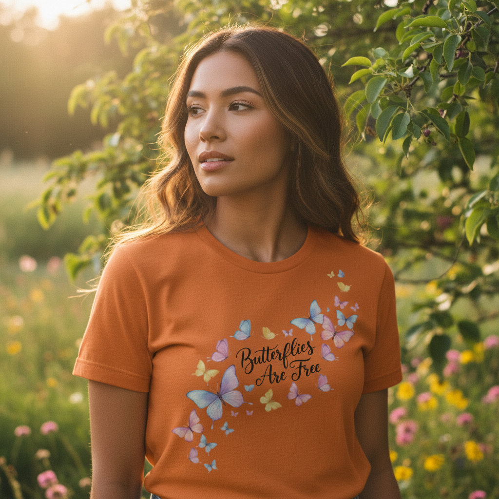 Butterflies Are Free – Nature Lifestyle Shot
