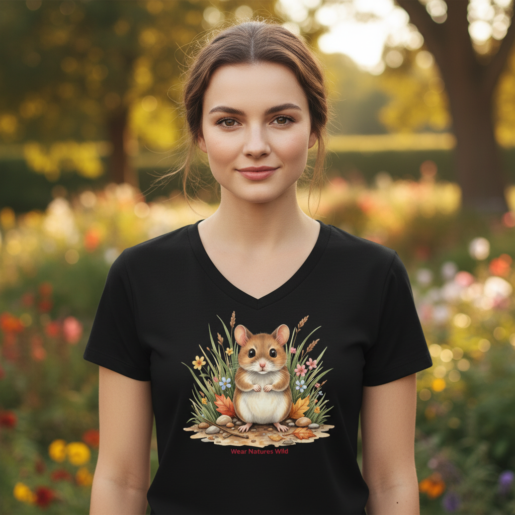 Field mouse tee - woman facing forward