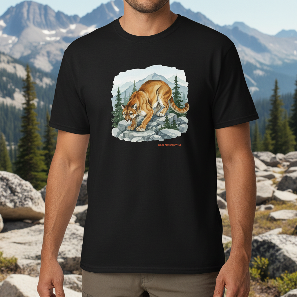 Man wearing Guardian of The High Country T-Shirt