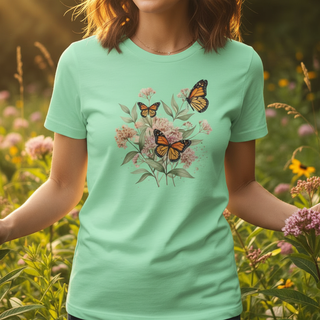 Monarch Butterfly Close-Up Lifestyle