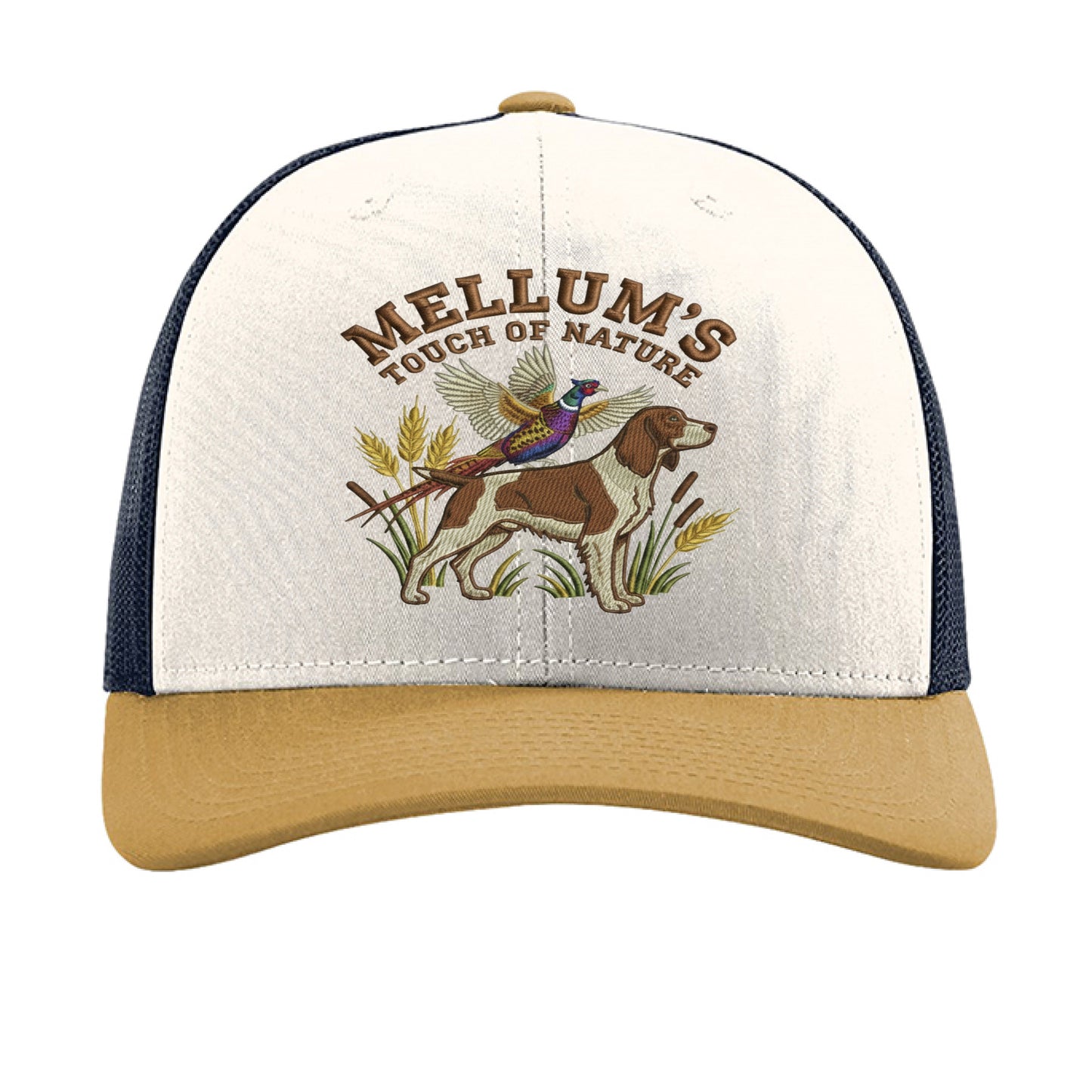 Cream/ Navy/ Amber Gold - FRONT