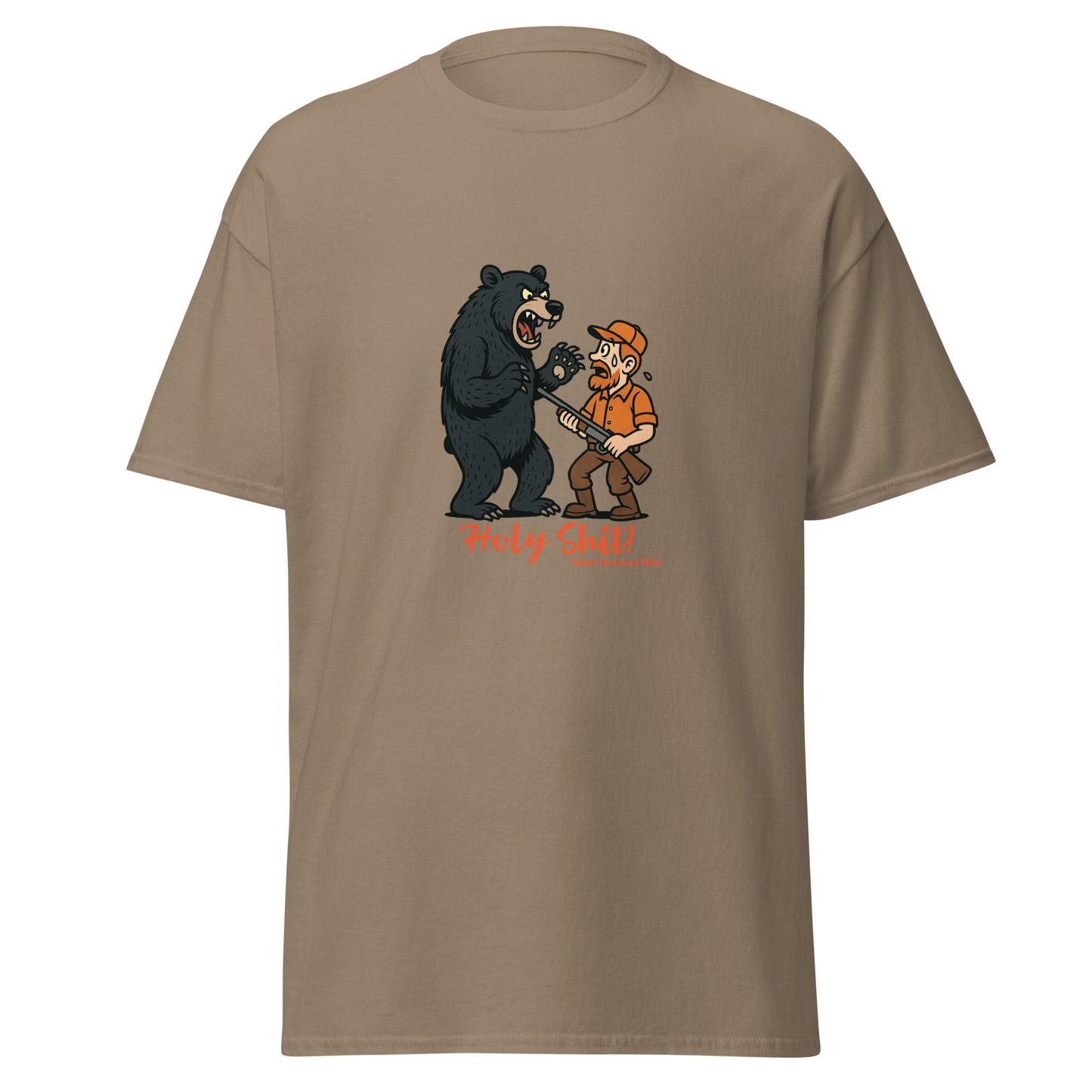 Funny Hiking T-Shirt | Bear Encounter Outdoor Adventure | Wear Nature's Wild