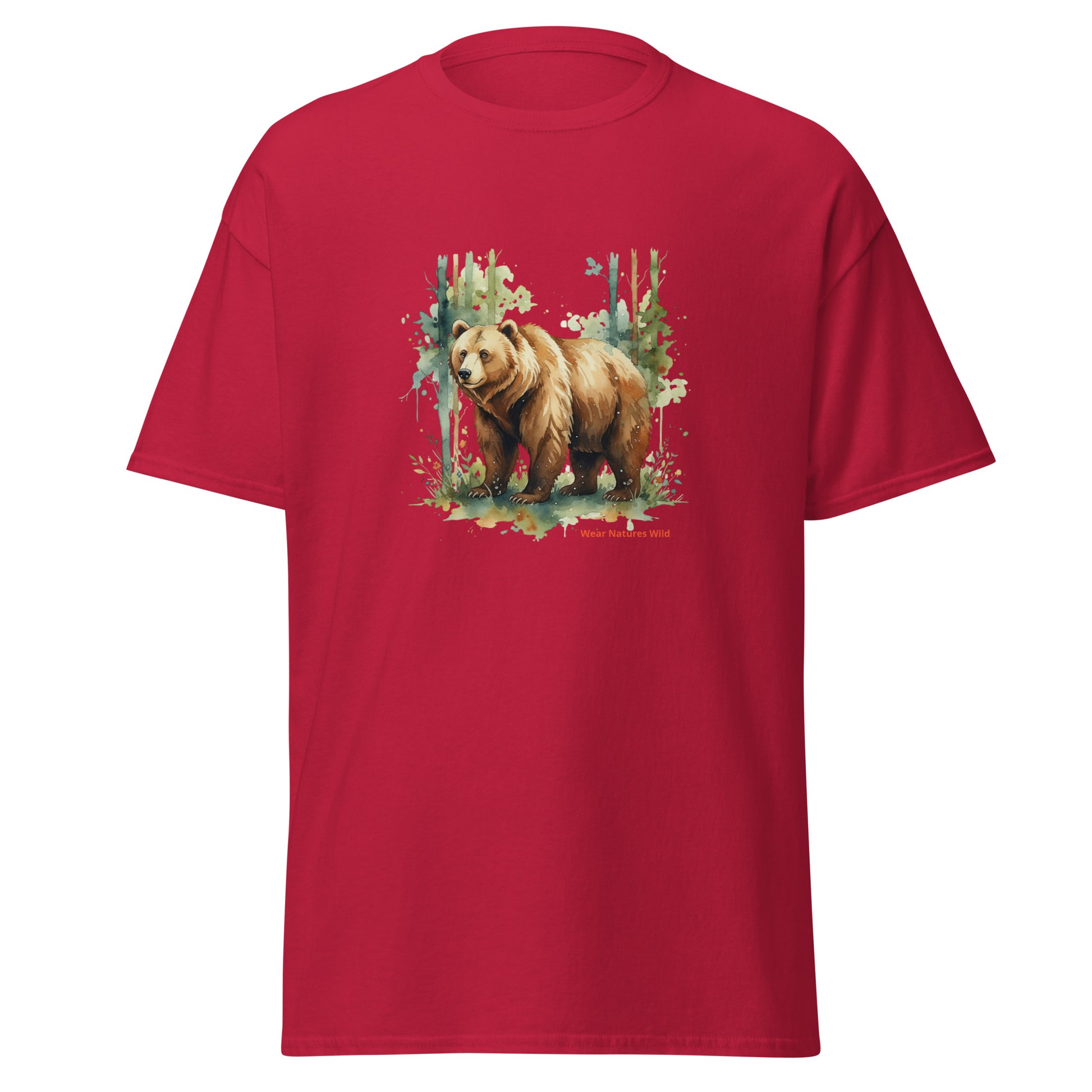 Wildlife Bear Art Tee | Wilderness Nature-Inspired T-Shirt | Wear Nature's Wild