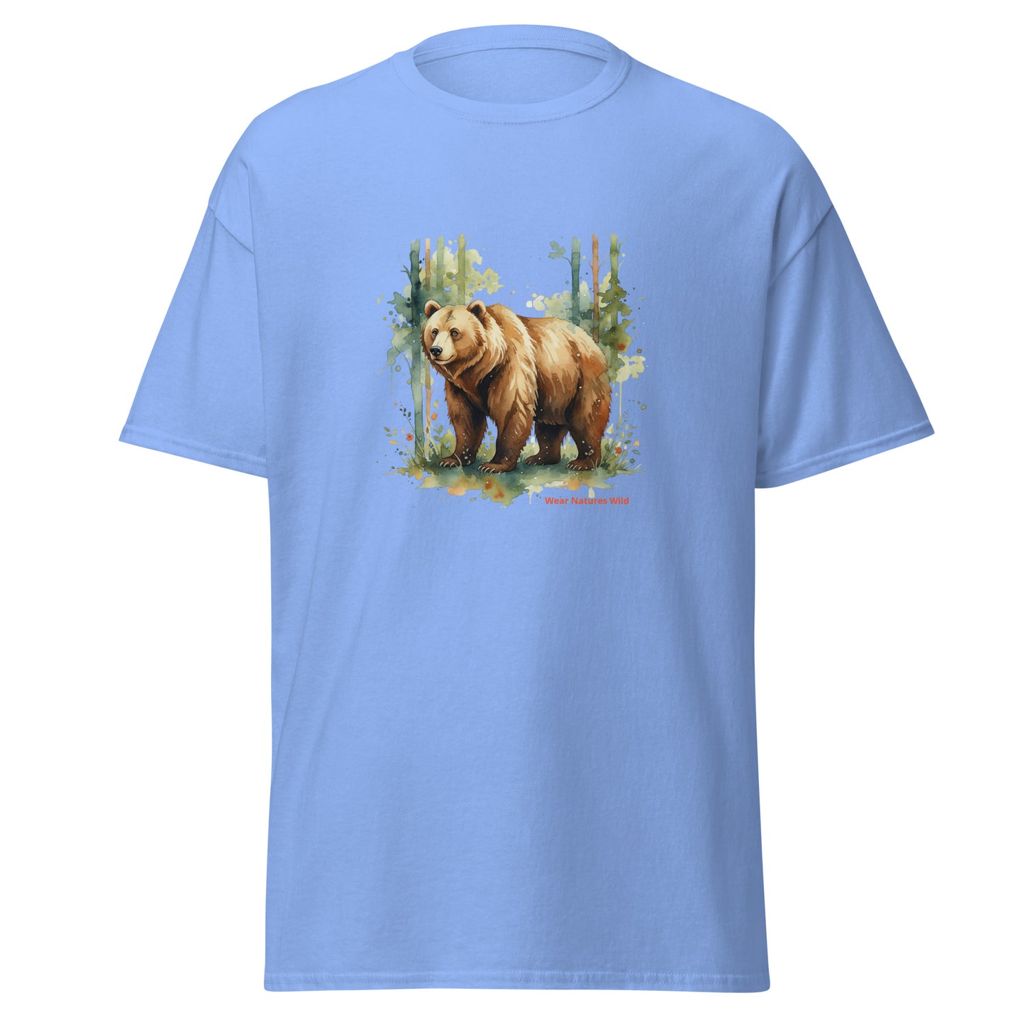 Wilderness Bear Nature T-Shirt | Premium Wildlife Art Design | Wear Nature's Wild
