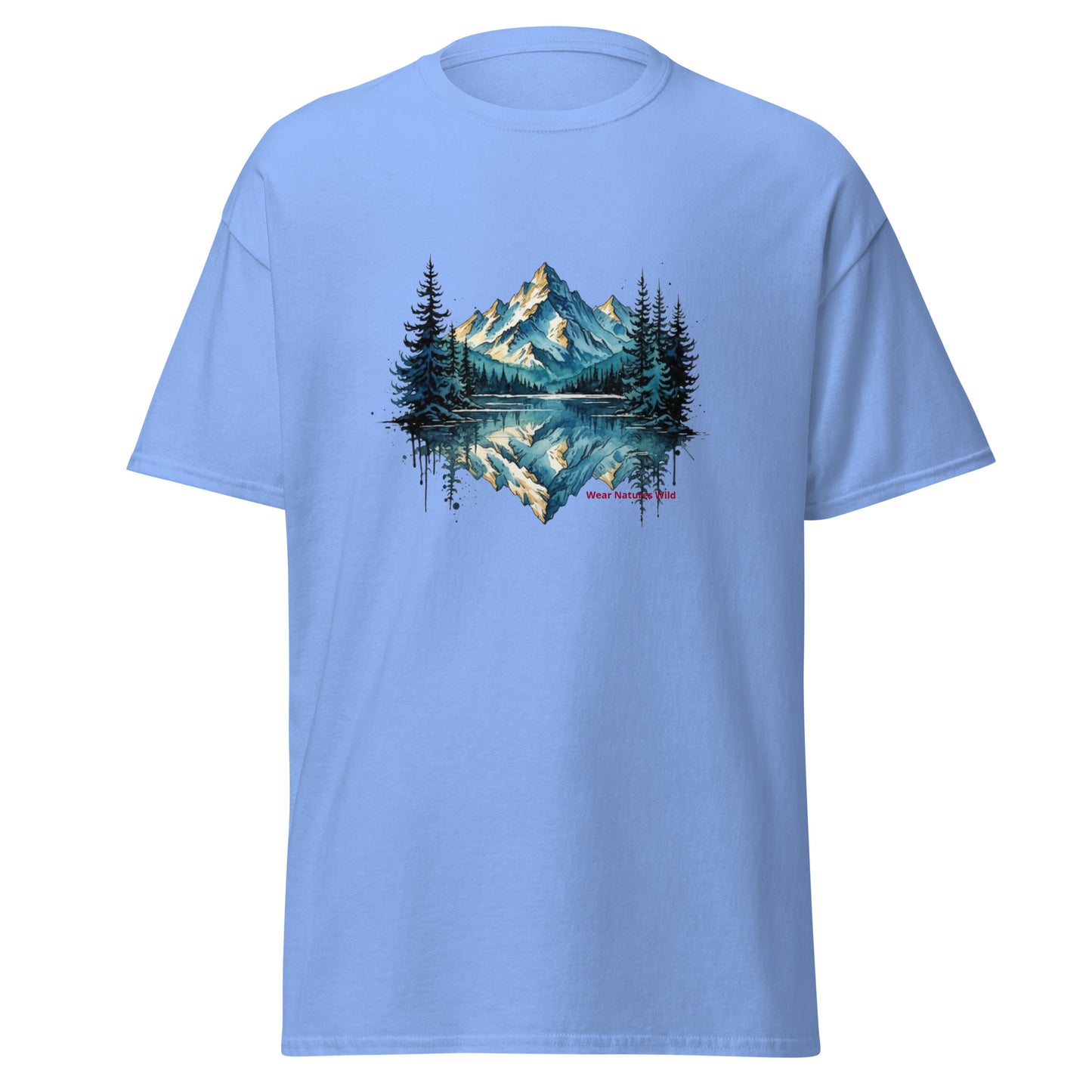 Mountain Reflection T-Shirt | Wilderness Art Nature Tee | Wear Nature's Wild