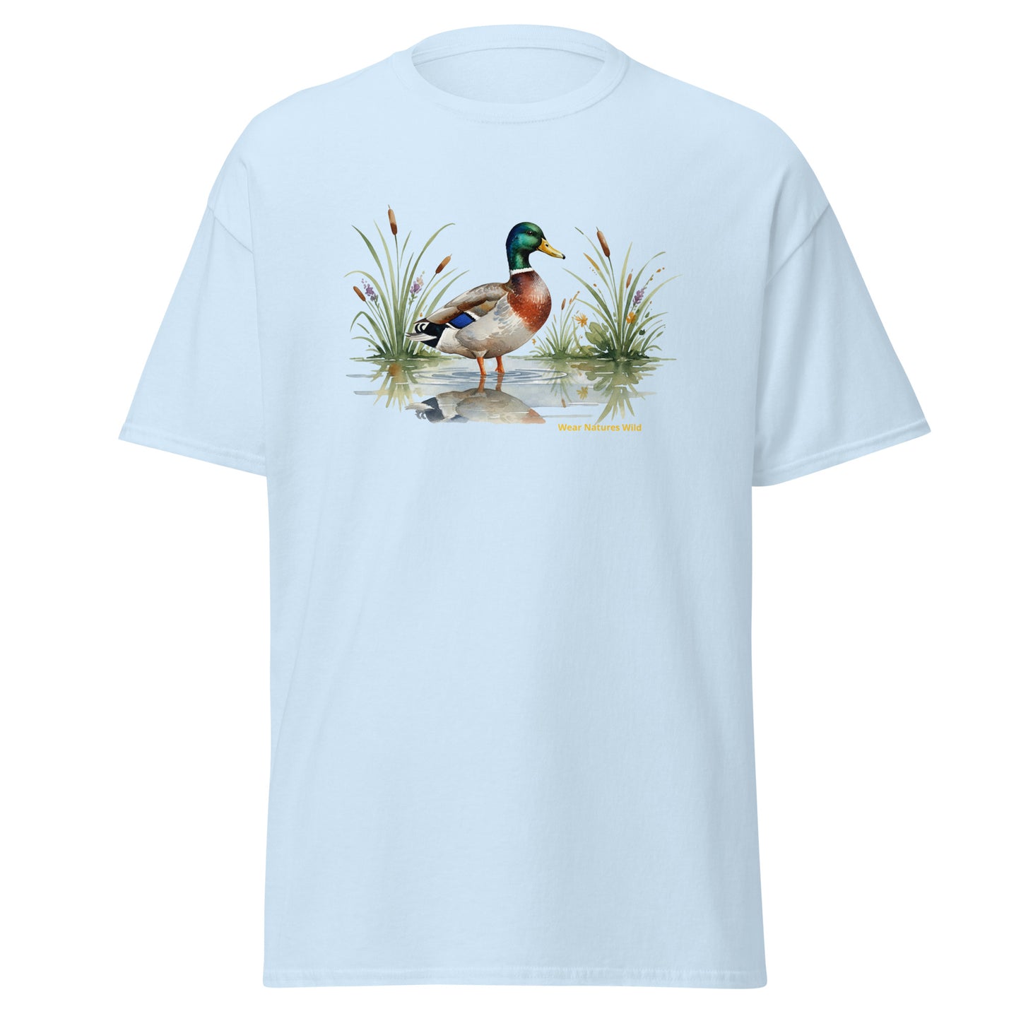 Waterfowl Nature T-Shirt | Mallard Duck Wildlife Art Apparel | Wear Nature's Wild