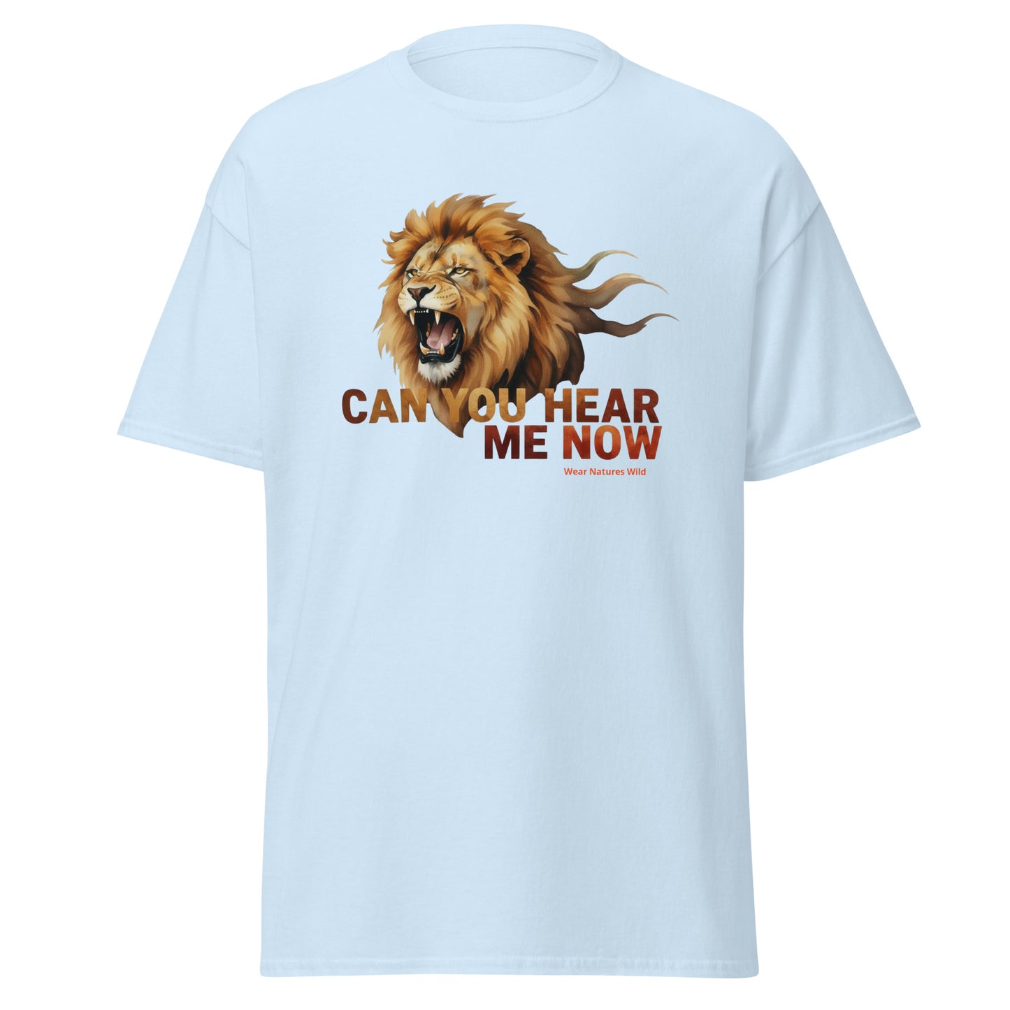 Roaring Lion Nature Tee | Premium Wildlife Art T-Shirt | Wear Nature's Wild