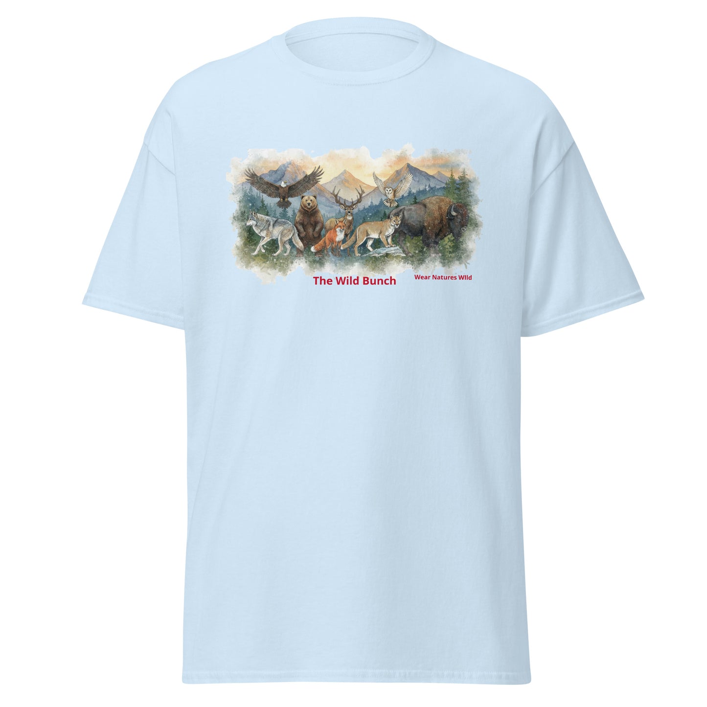 The Wild Bunch T-Shirt | Premium Wildlife Nature Art Unisex Apparel | Wear Nature's Wild