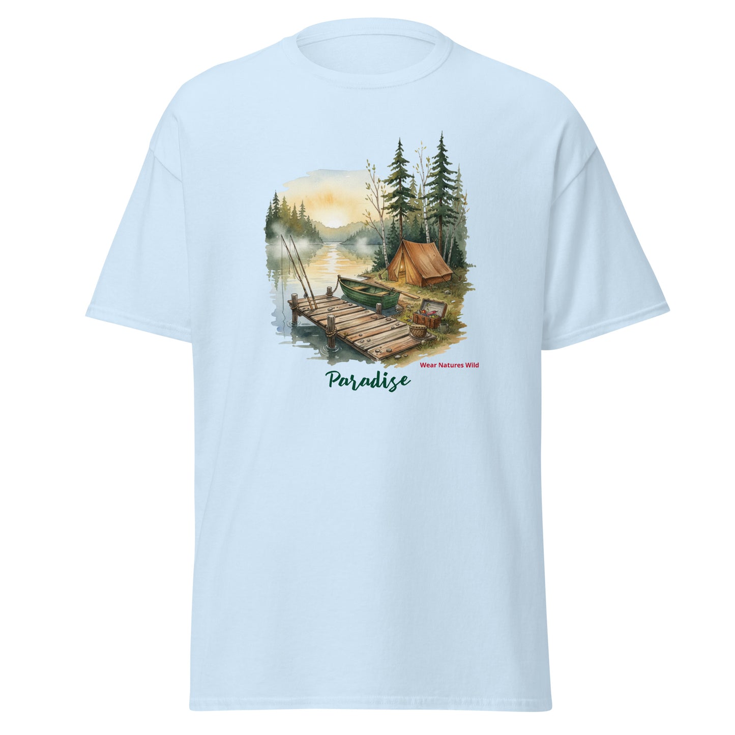 Nature Camping T-Shirt | Wild Life Outdoors Wildlife Art Apparel | Wear Nature's Wild