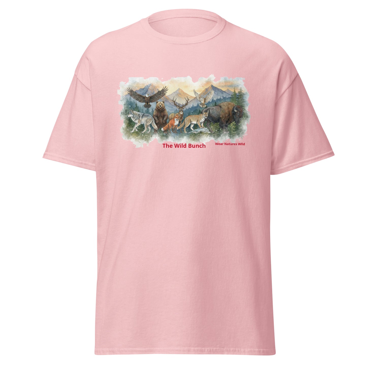 The Wild Bunch T-Shirt | Wildlife Art Nature Unisex Tee | Wear Nature's Wild