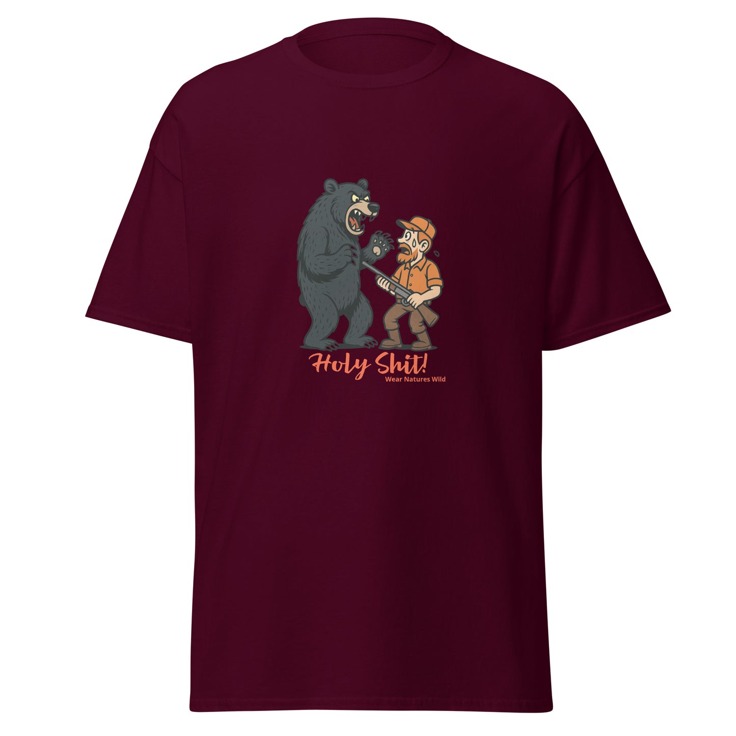 Funny Bear T-Shirt | Outdoor Adventurer Humor Tee | Wear Nature's Wild