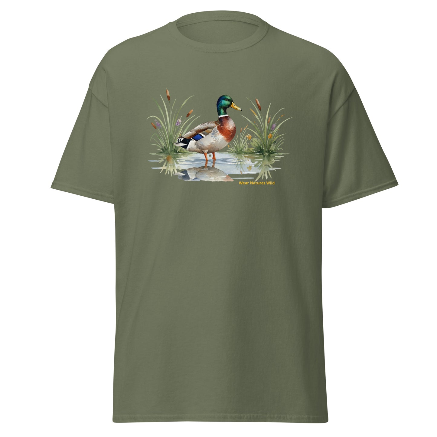 Mallard Duck T-Shirt | Premium Wildlife Nature Art Tee | Wear Nature's Wild