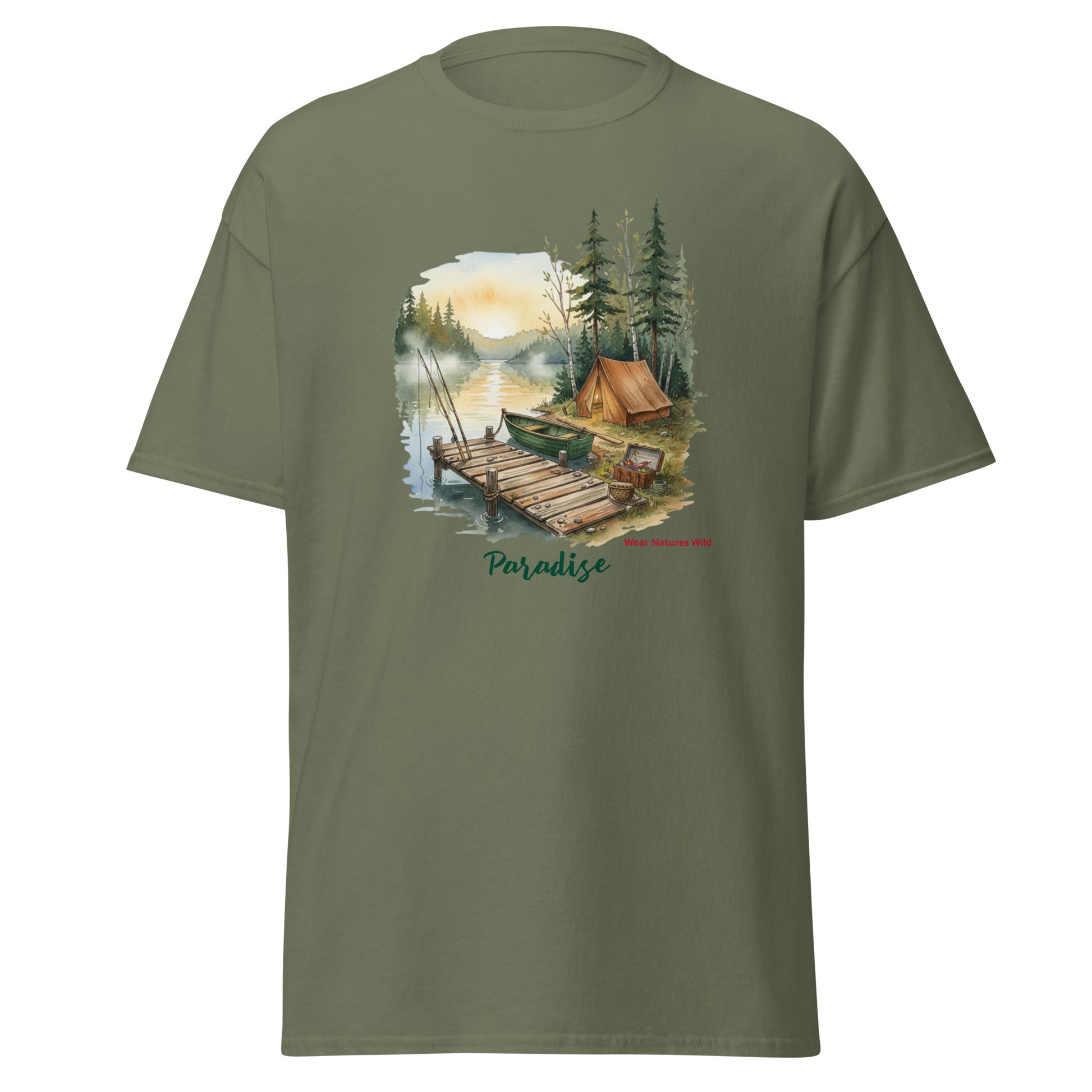 t shirt camping Wild Life Camping Nature Art T-Shirt