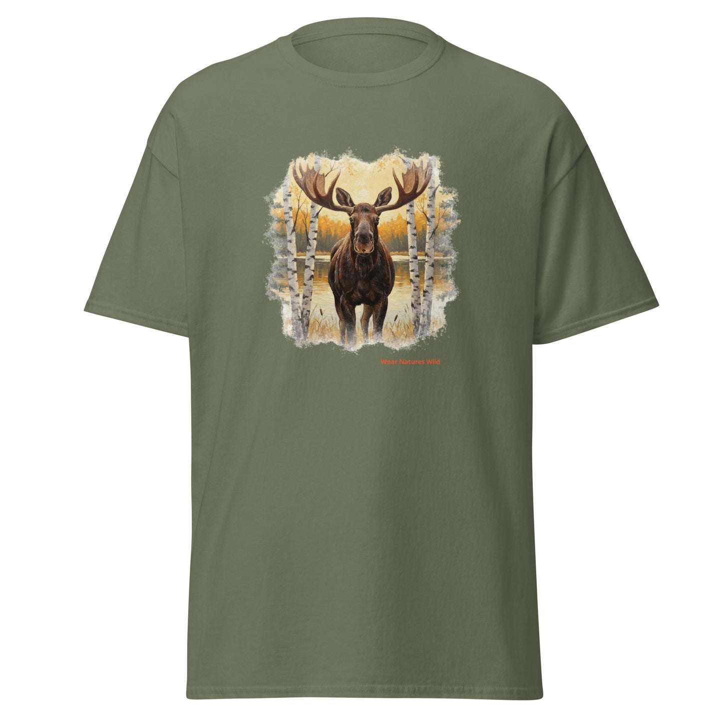 Fall Wildlife T-Shirt | Bull Moose Autumn Nature Apparel | Wear Nature's Wild