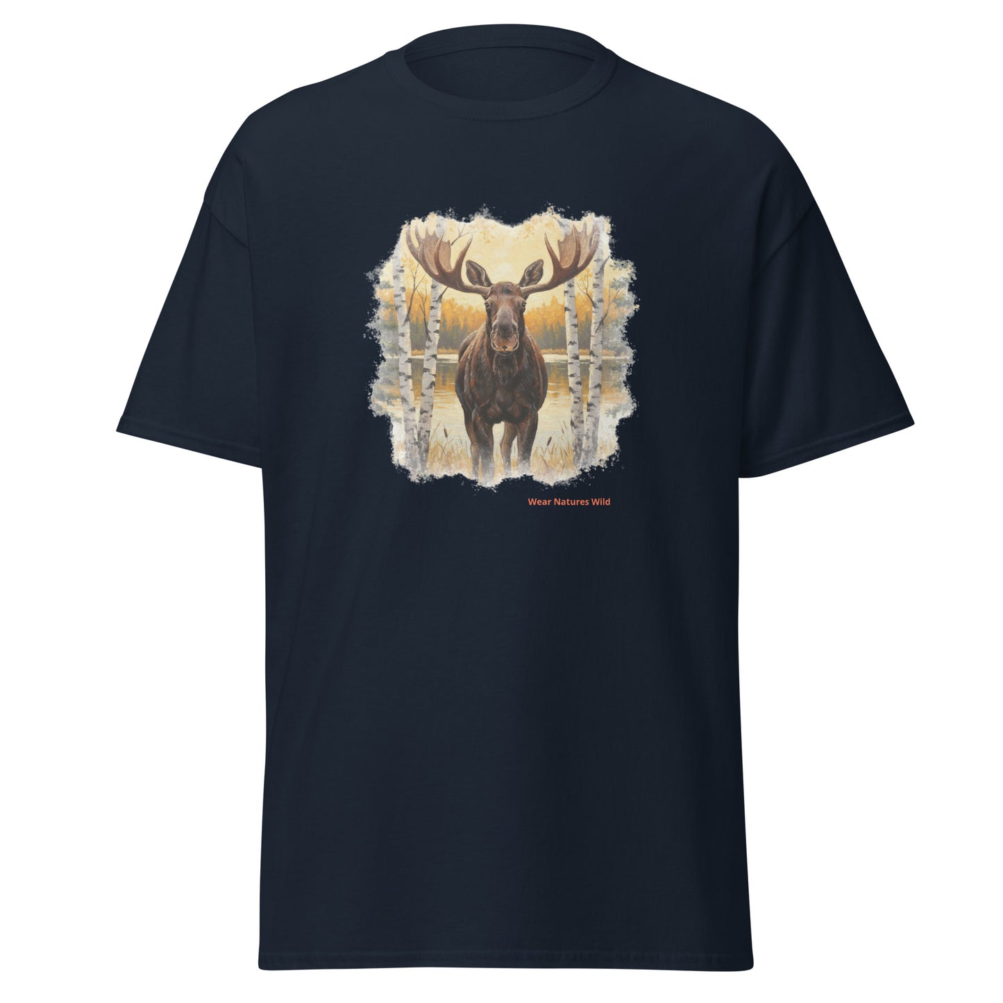 Autumn Moose T-Shirt | Bull Moose Fall Wildlife Apparel | Wear Nature's Wild