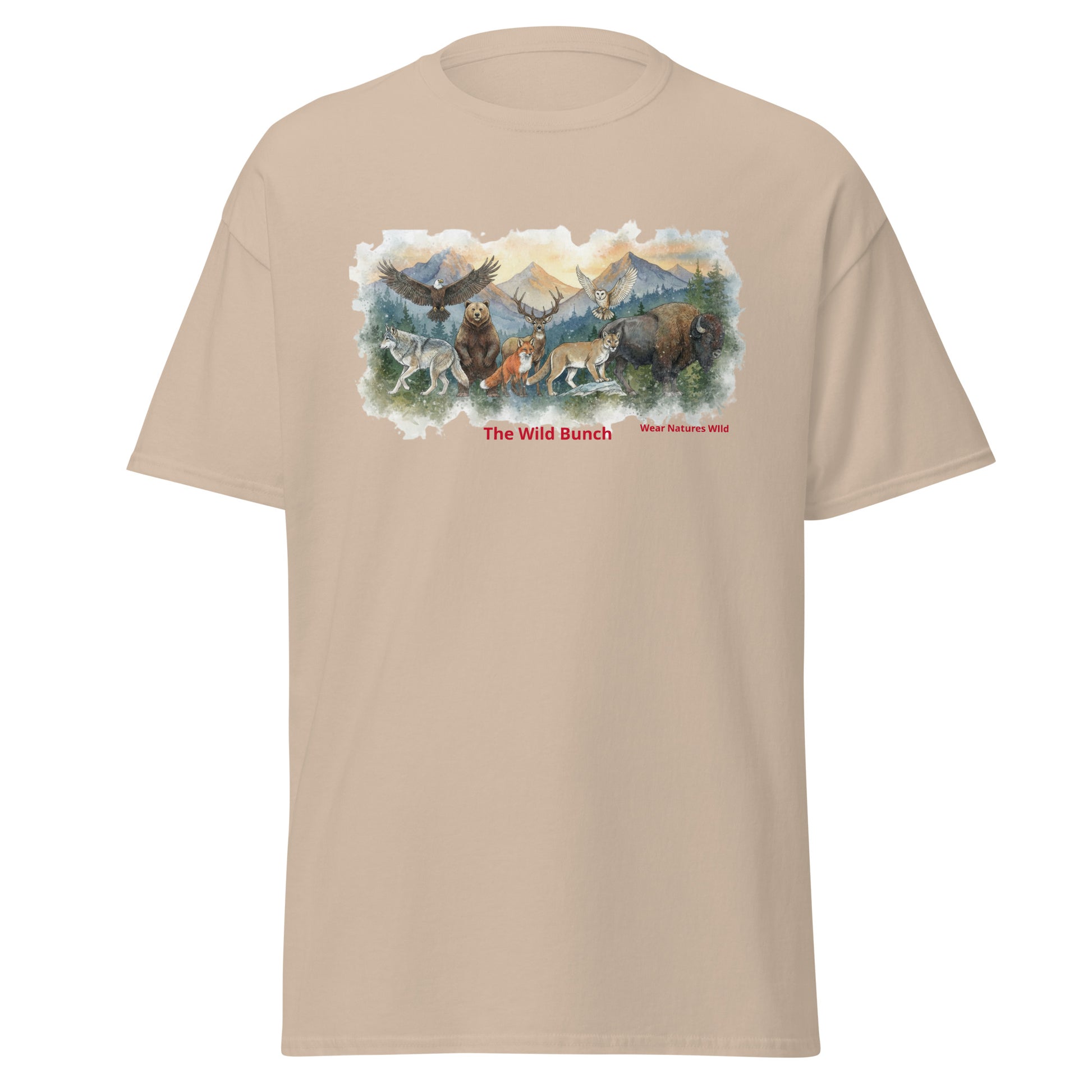 The Wild Bunch Nature T-Shirt | Wildlife Art Unisex Design | Wear Nature's Wild