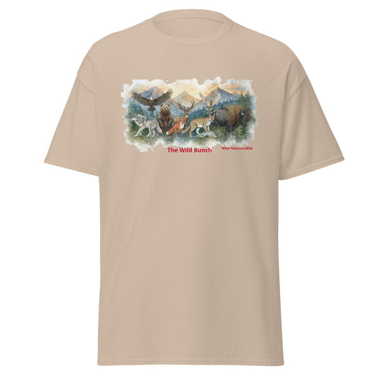 The Wild Bunch Nature T-Shirt | Wildlife Art Unisex Design | Wear Nature's Wild