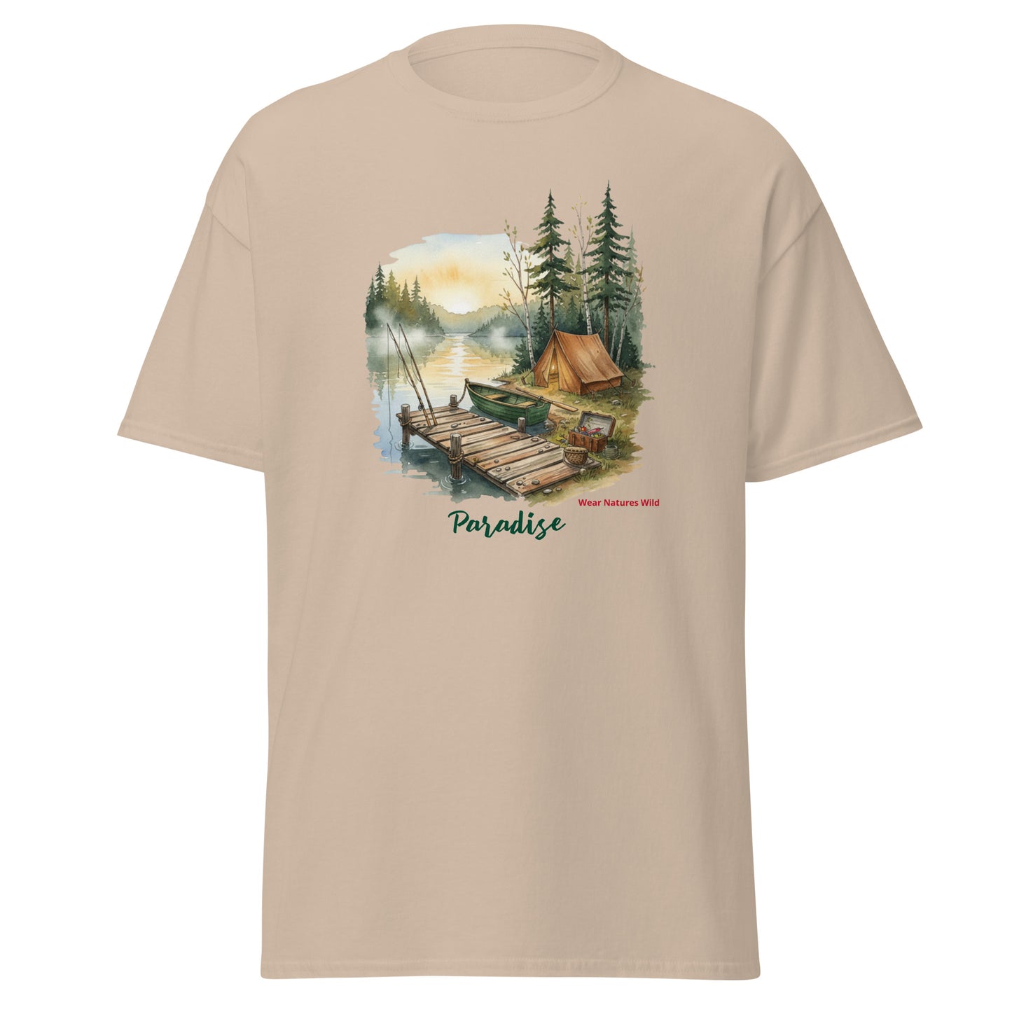 Camping Nature T-Shirt | Wild Life Outdoors Wildlife Art Apparel | Wear Nature's Wild