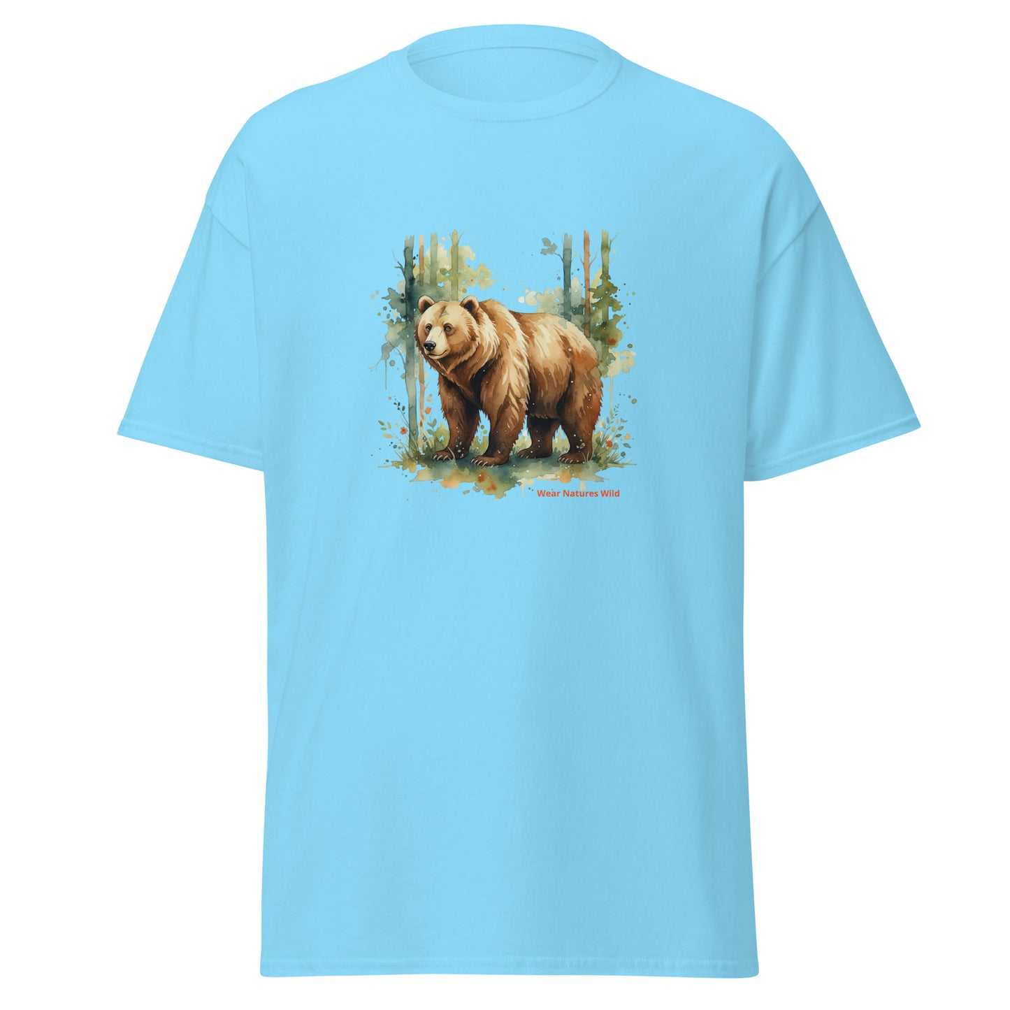 Bear Wilderness T-Shirt | Wildlife Nature Watercolor Apparel | Wear Nature's Wild