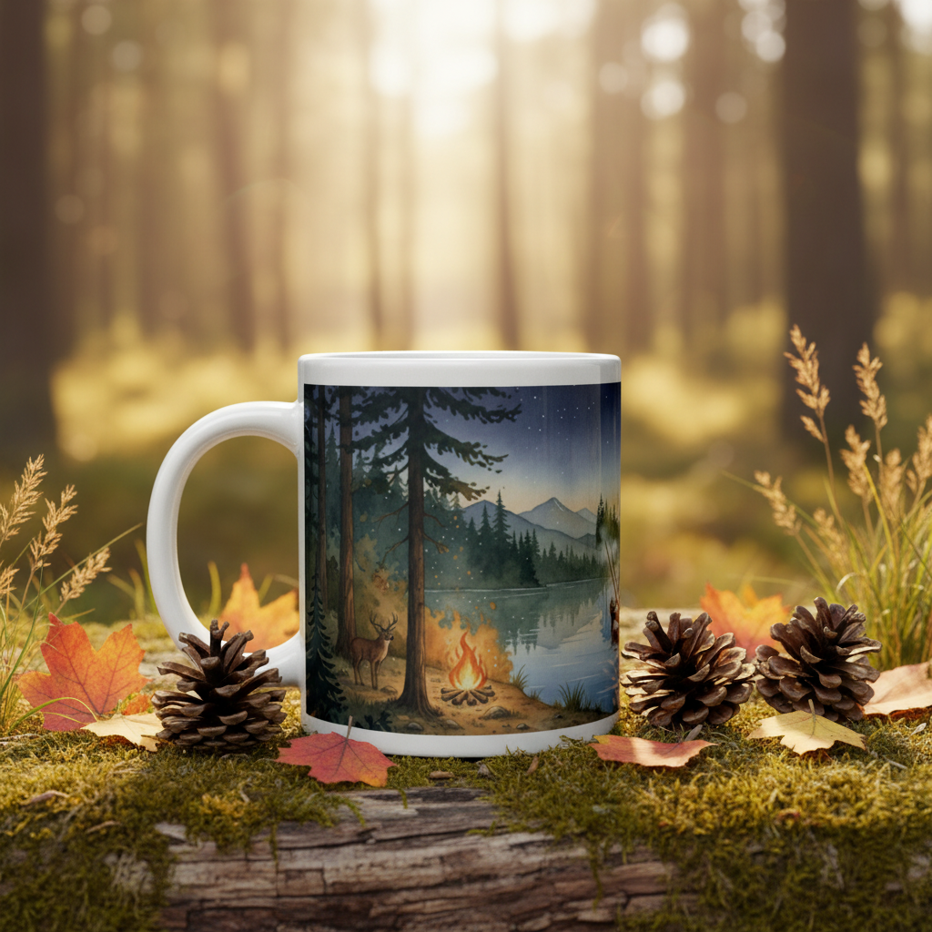 Wildlife Camping Mug – Nature Close-Up