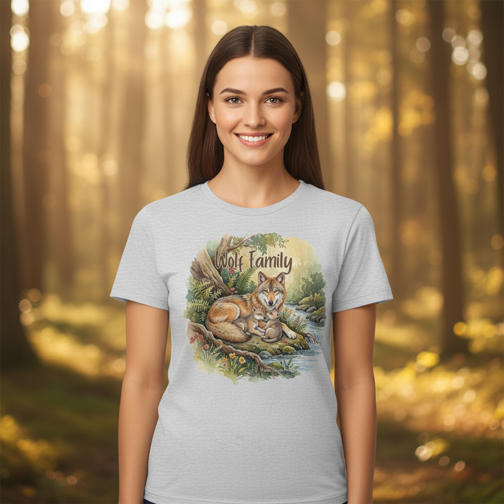 Wolf Family Lifestyle Mockup