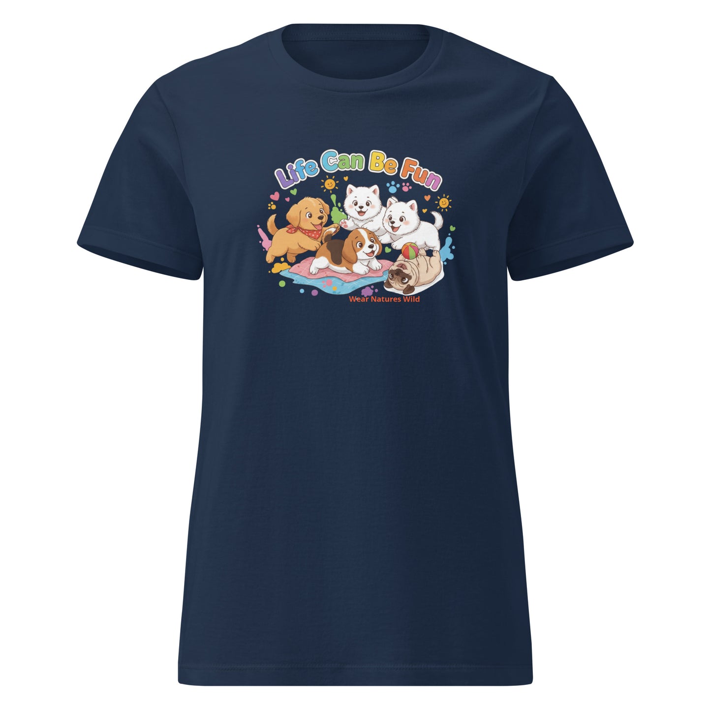 Dog and Cat Art T-Shirt | Playful Animal Nature Apparel | Wear Nature's Wild