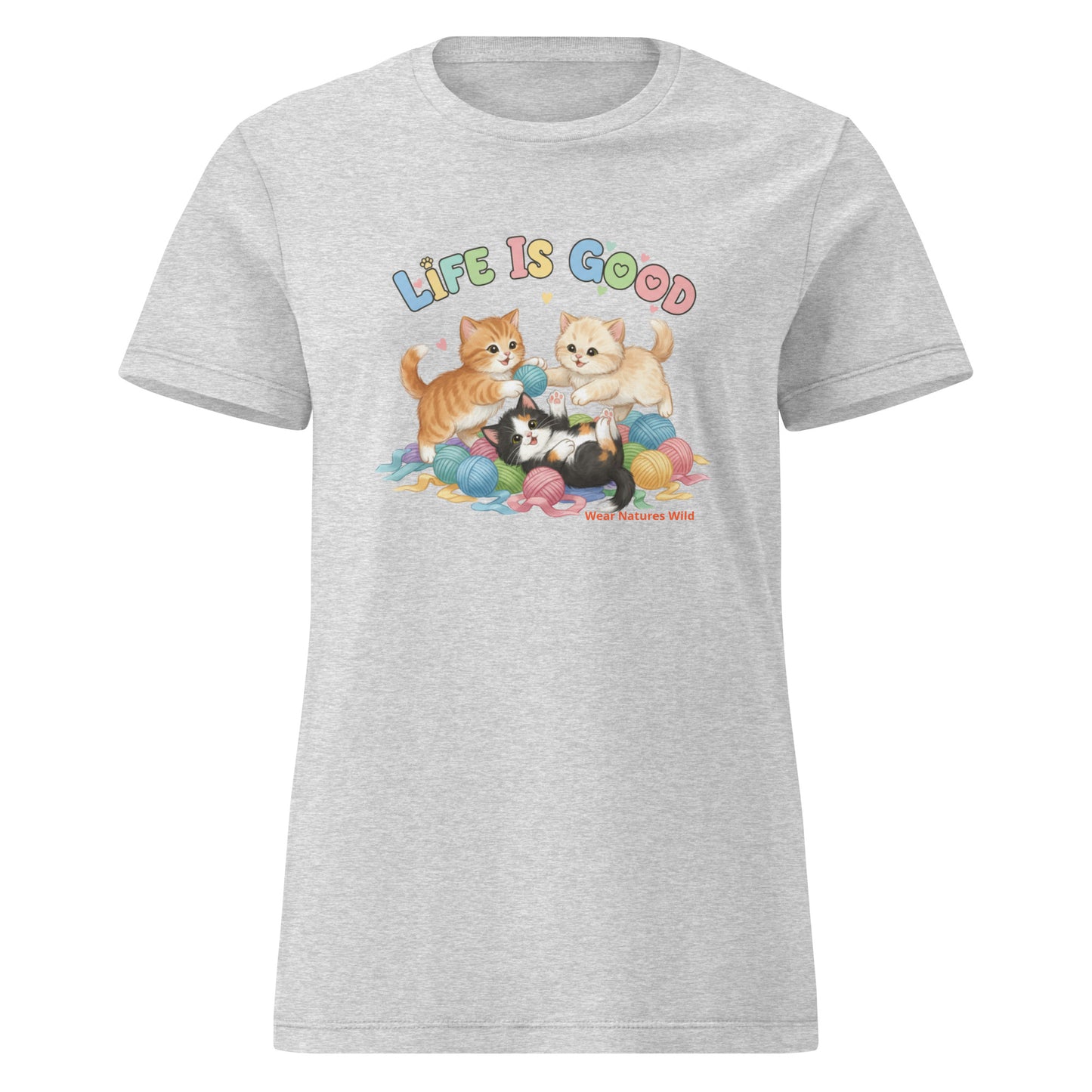 cute Kitten T-Shirt | Cat Lover Nature-Inspired Tee | Wear Nature's Wild