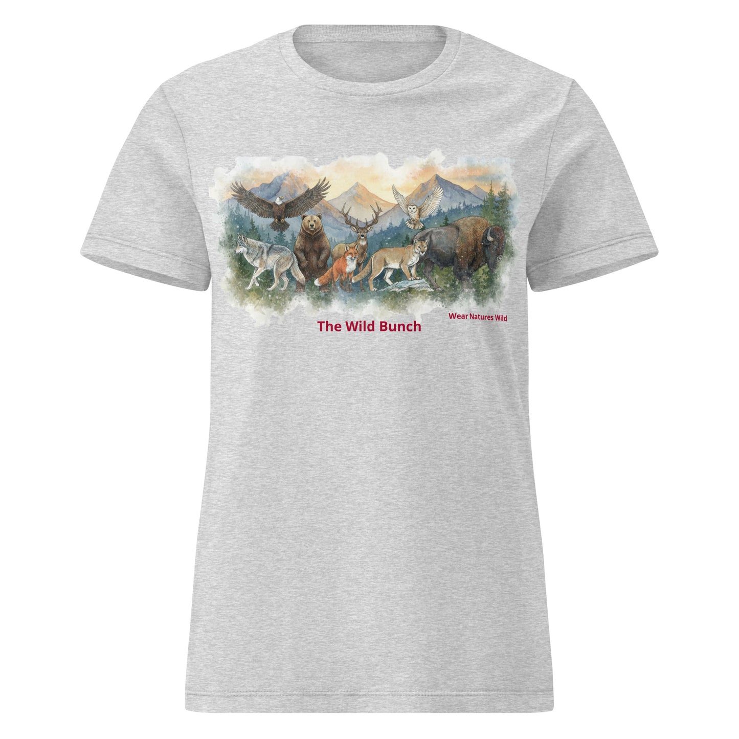 The Wild Bunch Wildlife Unisex Tee | Nature Art Premium T-Shirt | Wear Nature's Wild