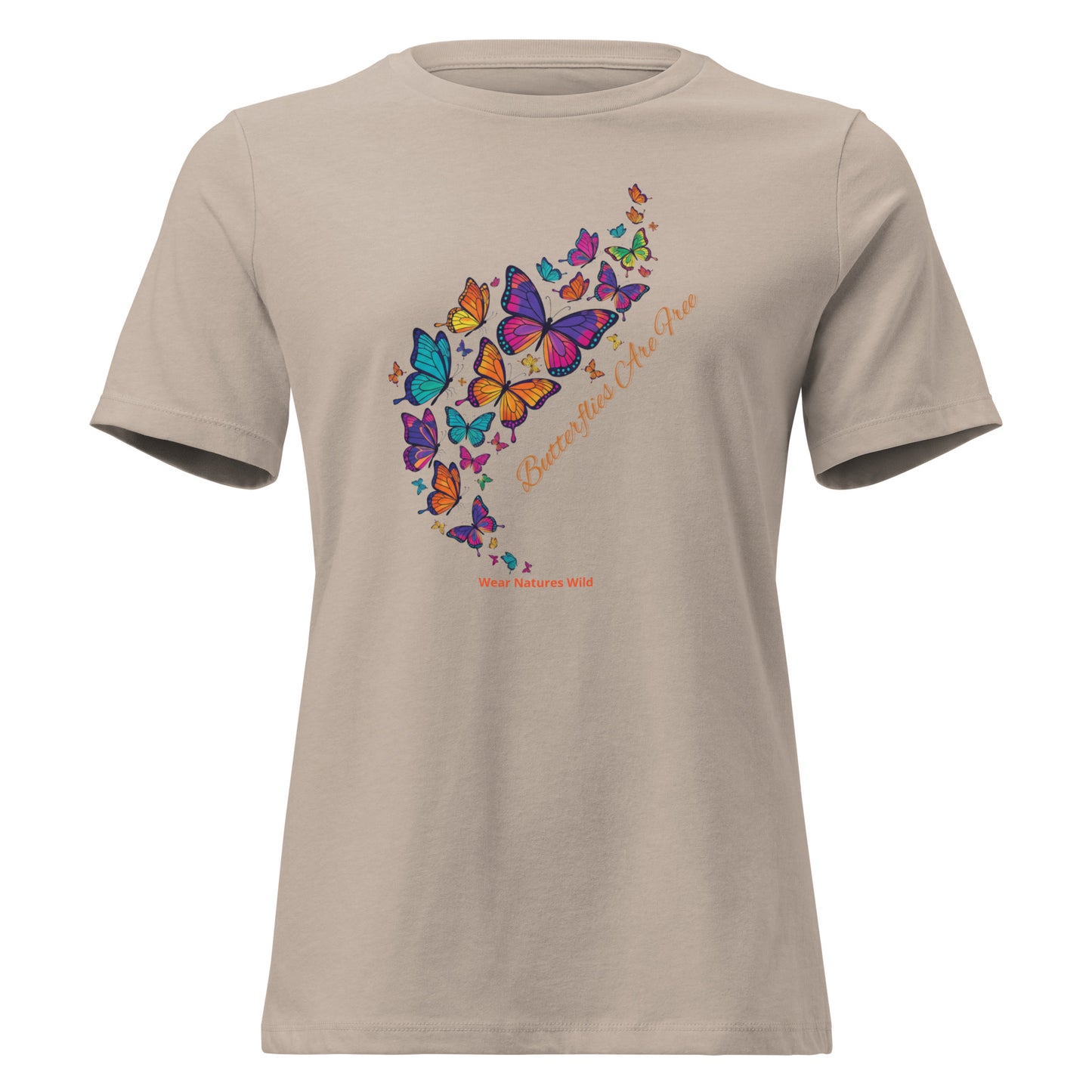 Butterflies Are Free Women's T-Shirt | Premium Nature Apparel | Wear Nature's Wild